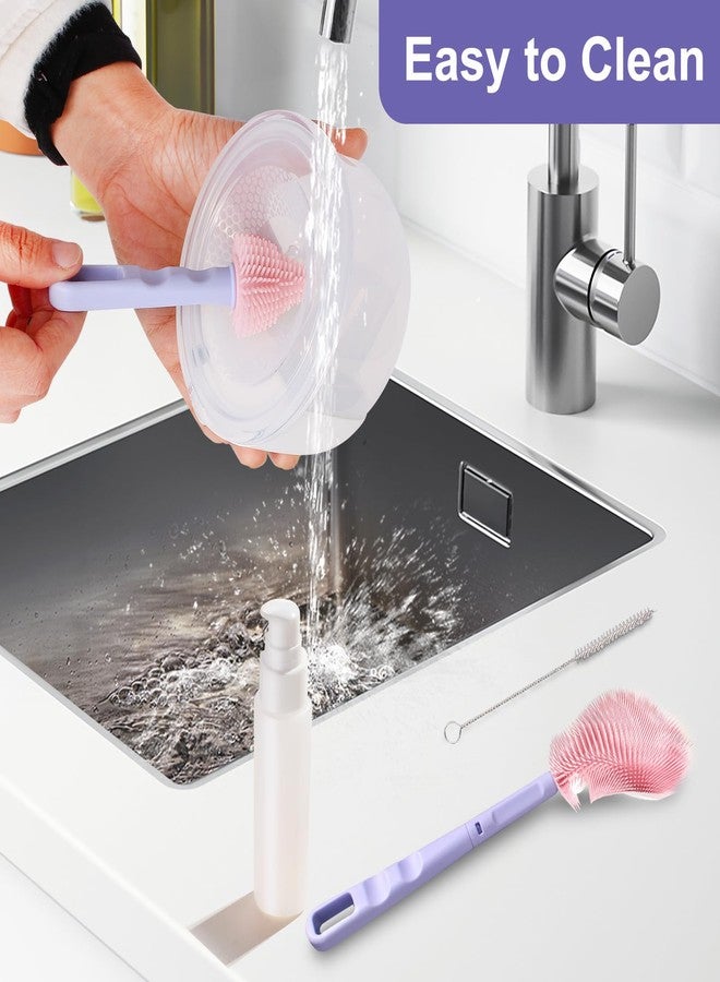 KEUYE Breast Pump Cleaning Brush Kit, BPA Free Bottle Nipple Straw Cleaner Set for Haakaa Momcozy Lansinoh Willow Breast Pump Wipes - Image 5